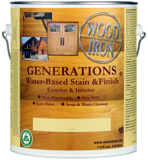 Wood Iron Generations Water-Based Stain & Finish